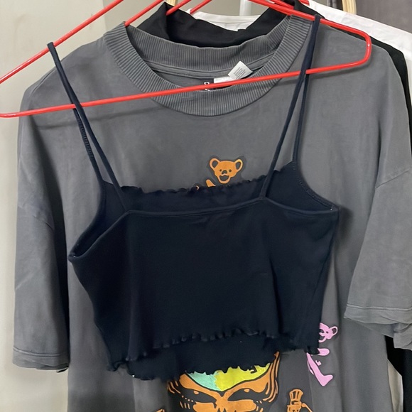 H&M Cropped strappy top - Picture 7 of 9